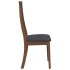 Sillas de comedor con cojines 2 uds madera maciza marrón