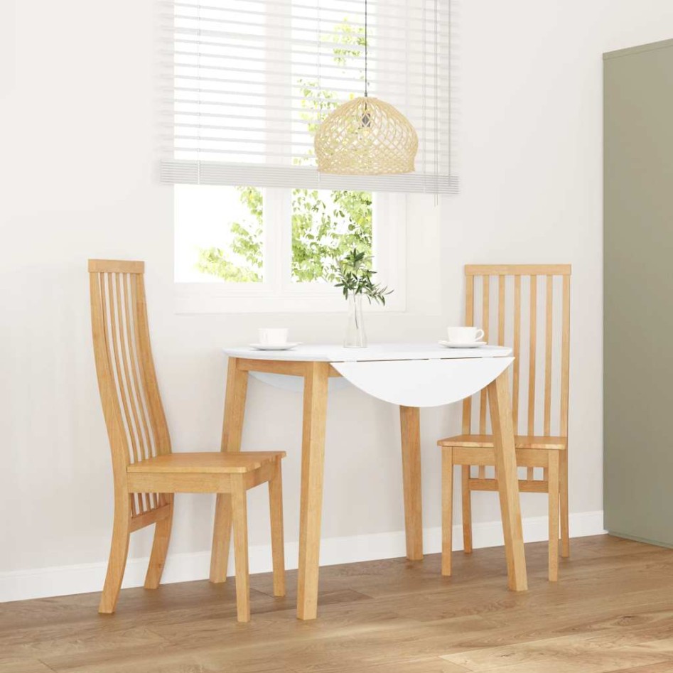 Sillas de comedor 2 unidades madera maciza de