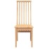 Sillas de comedor 2 unidades madera maciza de