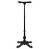 Pata de mesa de bistró negra 52x52x108 cm de hierro