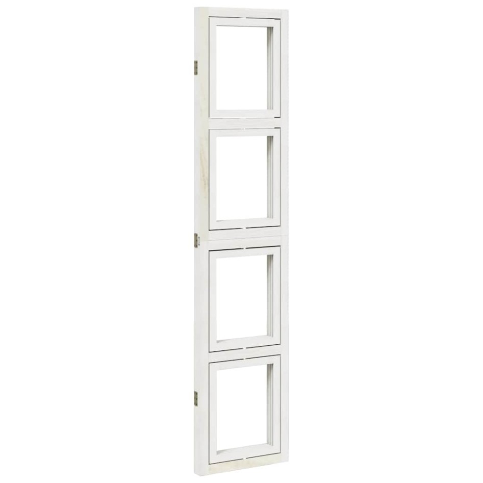 Biombo separador de 3 paneles madera maciza Paulownia