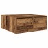 Mesa de centro con cajones madera vieja 100x100x40