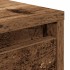 Mesa de centro con cajones madera vieja 100x100x40