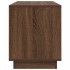 Mueble de TV con luces LED roble marrón 100x41x50