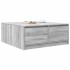 Mesa de centro con cajones Sonoma gris 100x100x40