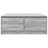 Mesa de centro con cajones Sonoma gris 100x100x40
