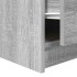 Mesa de centro con cajones Sonoma gris 100x100x40