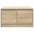 Mesa de centro con cajones roble Sonoma 70,5x70x40