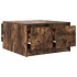Mesa de centro con cajones roble ahumado 70,5x70x40