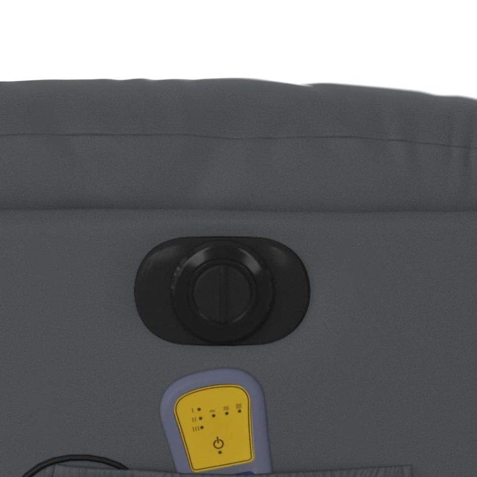 Sillón de masaje reclinable eléctrico cuero sintético