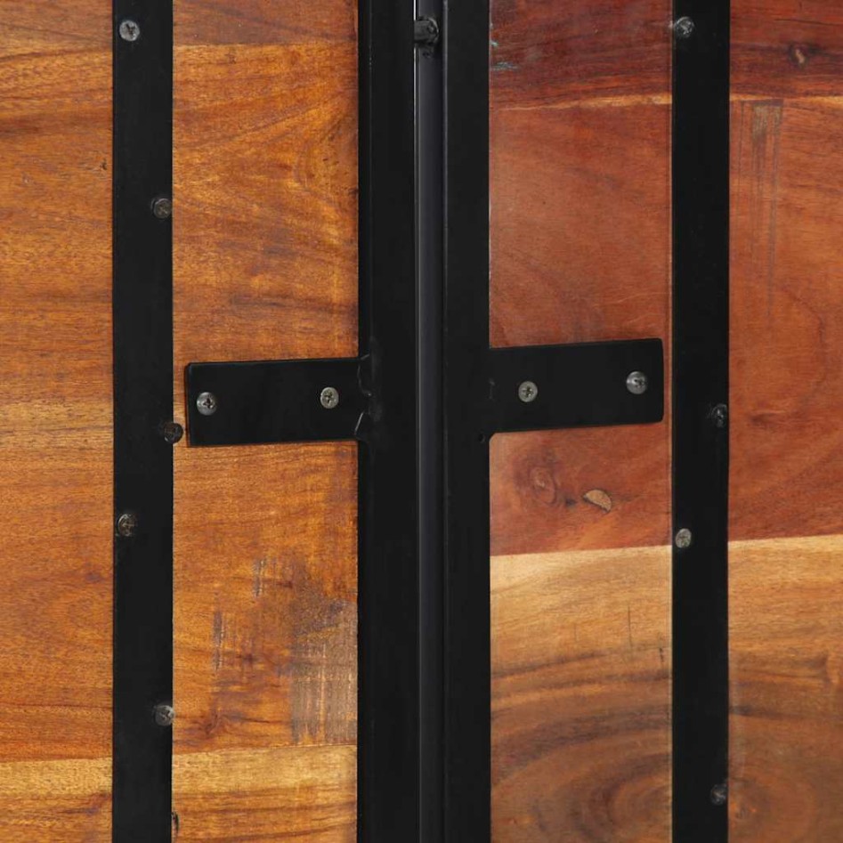 Cabecero 180 cm Madera Maciza Reciclada y