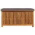 Cojines para exterior 113x50x60,5 cm madera maciza