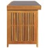 Cojines para exterior 113x50x60,5 cm madera maciza
