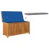 Cojines para exterior 113x50x60,5 cm madera maciza