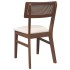 Sillas de comedor con cojines 2 uds madera maciza marrón