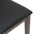 Sillas de comedor con cojines 2 uds madera maciza marrón