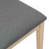 Sillas de comedor con cojines 2 uds madera maciza