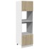 Armario de microondas contrachapada color roble 60x57x207