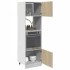 Armario de microondas contrachapada color roble 60x57x207