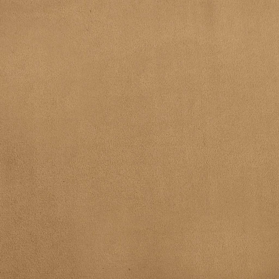 Cama para perros de terciopelo marrón 100x54x33