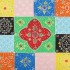 Mesilla de noche 2uds Multicolor 40x35x45cm Madera maciza