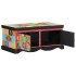 Mesa de centro  multicolor 90x50x40 cm madera maciza