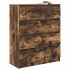 Aparador roble ahumado 80x35x99 cm madera de