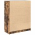 Aparador roble ahumado 80x35x99 cm madera de
