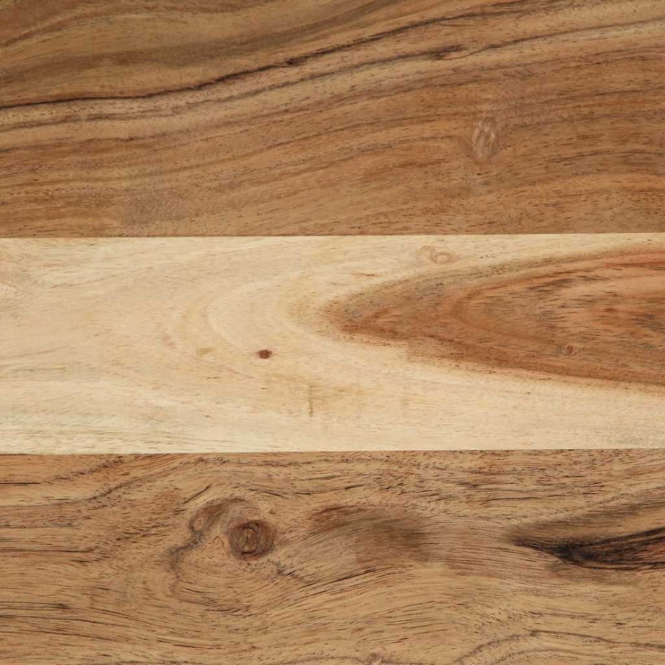 Mesa de centro madera maciza de acacia 70x50x38