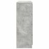 Aparador de madera de ingeniería gris hormigón 100x35x99