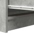 Aparador de madera de ingeniería gris hormigón 100x35x99