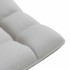 Sillón giratorio de suelo de tela gris nube 70x51x79