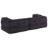 Puf modular tela antracita 140x70x36