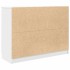 Aparador con cajones blanco 100,5x35x76 cm madera de