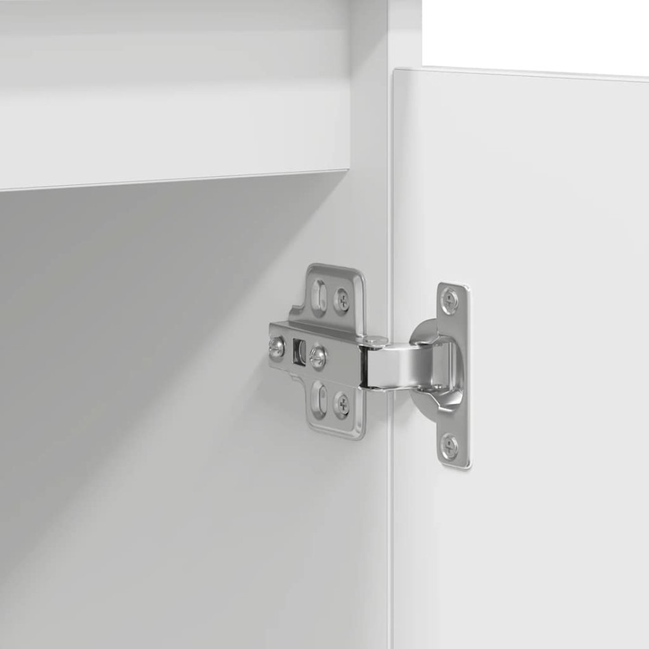 Aparador con cajones blanco 100,5x35x76 cm madera de