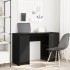 Escritorio roble negro 120x42x76 cm madera de