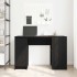 Escritorio roble negro 120x42x76 cm madera de