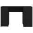 Escritorio roble negro 120x42x76 cm madera de