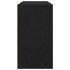 Escritorio roble negro 120x42x76 cm madera de