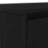 Escritorio roble negro 120x42x76 cm madera de