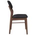 Sillas de comedor con cojines 2 uds madera maciza marrón