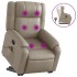 Sillón reclinable masaje pie cuero artificial color