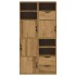 Armarios auxiliares 4 uds ODDA 40x24x79 cm Madera maciza