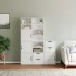 Armarios auxiliares 5 uds ODDA blanco 40x24x79 cm madera