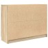 Aparador con cajones roble Sonoma 100,5x35x76