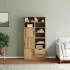 Armarios auxiliares 4 uds ODDA 40x24x79 cm Madera maciza