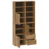 Armarios auxiliares 4 uds ODDA 40x24x79 cm Madera maciza