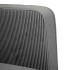 Sillón con reposabrazos gris oscuro 54 cm tejido de