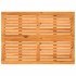 Mesa de jardín superficie de madera ratán PE gris 105x75x72