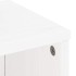 Armarios auxiliares 5 uds ODDA blanco 40x24x79 cm madera